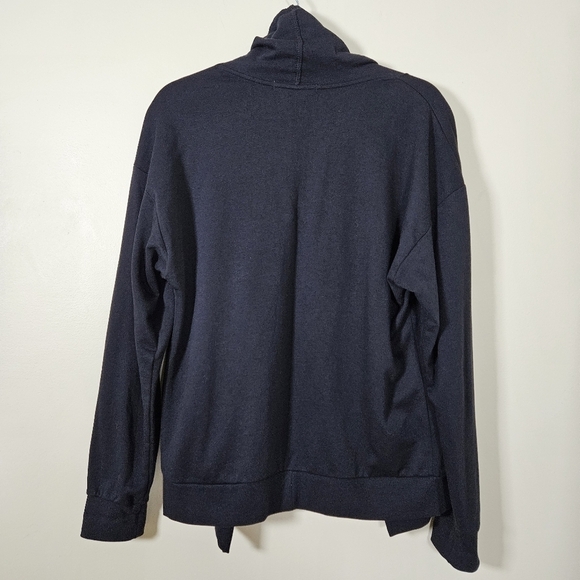 Young Fabulous & Broke drapey open front soft brushed inside cardigan LS women L - Picture 3 of 10